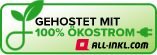 Gehostet mit 100% Ökostrom